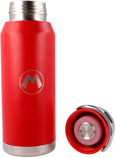 PCMerch Super Mario Kinderflasche Super Mario Aluminium Rot 505ml