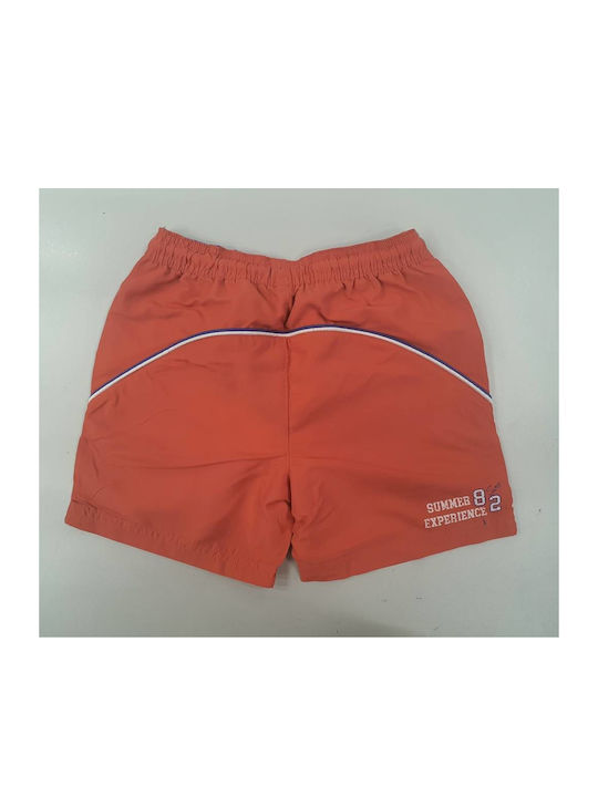 A138067-CORAL - LEMON BERET BOYS SWIMSHORT CORAL Color