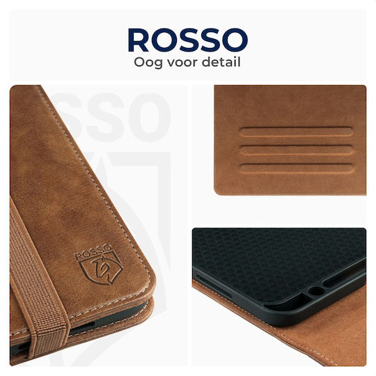 Rosso Element Flip Cover Καφέ (Galaxy Tab S8 / S7)