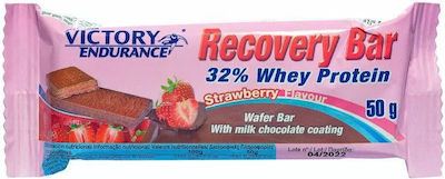 Weider Victory Endurance Recovery Bar with 32% Protein & Flavor Strawberry 50gr