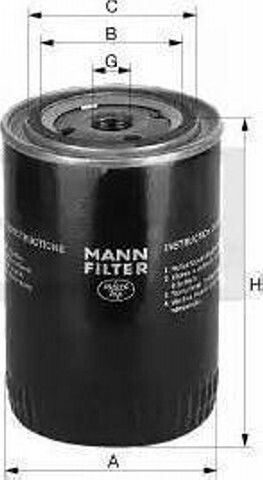 Mann Filter Car Oil Filter