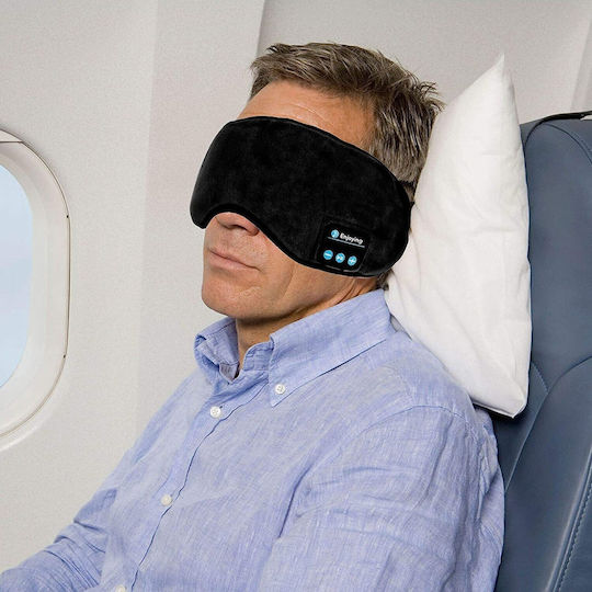 Travel Music Eye Cover Sleep Mask with Bluetooth Blue
