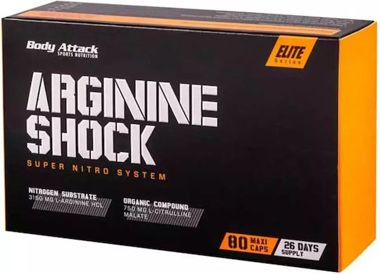 Body Attack Arginine Shock Super Nitro System 80 caps