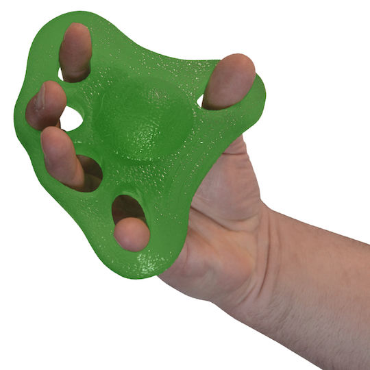 MSD Band Power–Web Flex–Grip Finger - Hand Trainer Net Green with Hard Resistance