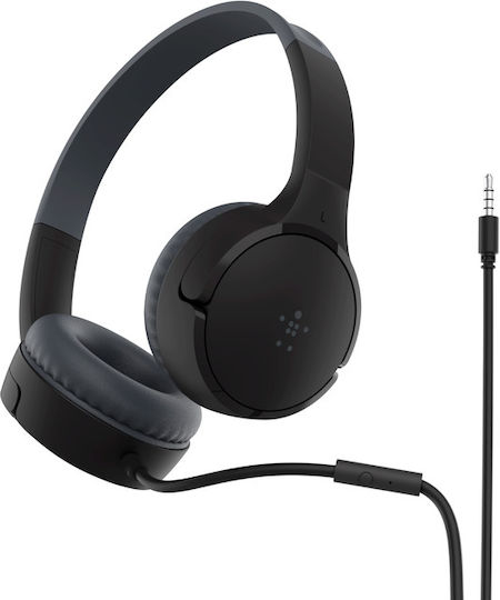 Belkin SoundForm Mini Ενσύρματα Παιδικά On Ear Ακουστικά Μαύρα