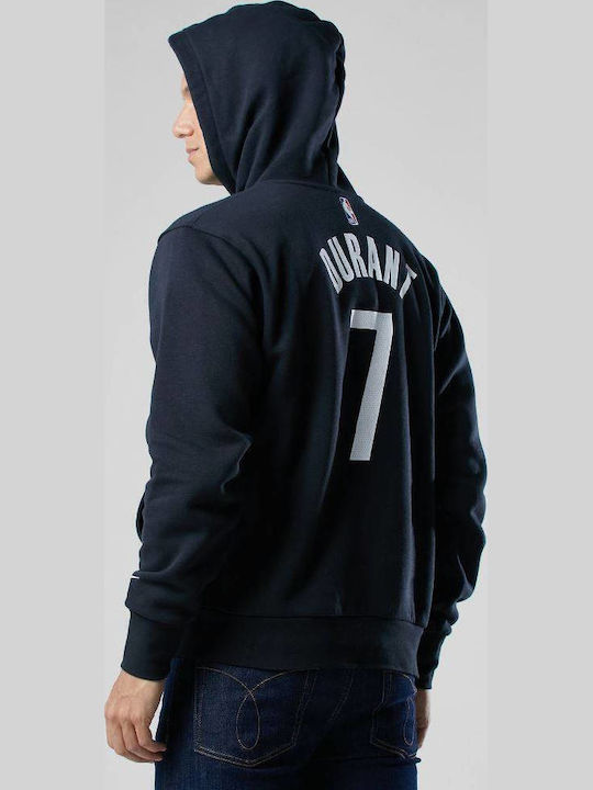 Nike Brooklyn Nets Essential Kyrie Irving Φούτερ Μαύρο με Κουκούλα
