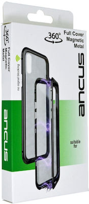 Ancus Magnetic Metallic 360 Full Cover Black (iPhone 14)