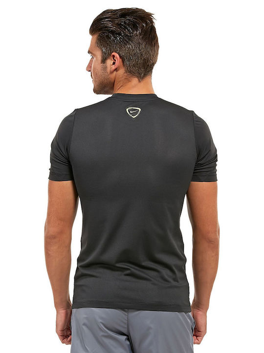 Nike Gpx Hypervenom Herren Sport T-Shirt Kurzarm Black / Grey