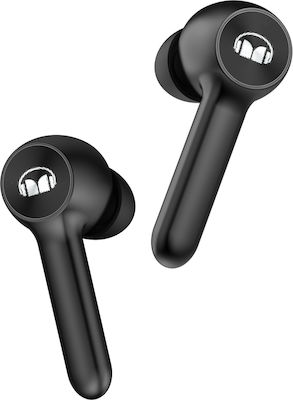 Monster Clarity 200 Airlinks In-ear Bluetooth Handsfree Ακουστικά με Αντοχή στον Ιδρώτα και Θήκη Φόρτισης Μαύρα