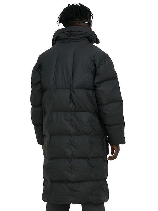 Rains Men's Winter Puffer Jacket Waterproof and Windproof Black