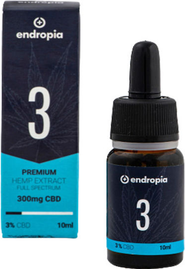 Endropia Endropia 300mg Premium Hemp Extract Full Spectrum 3% CBD 10ml