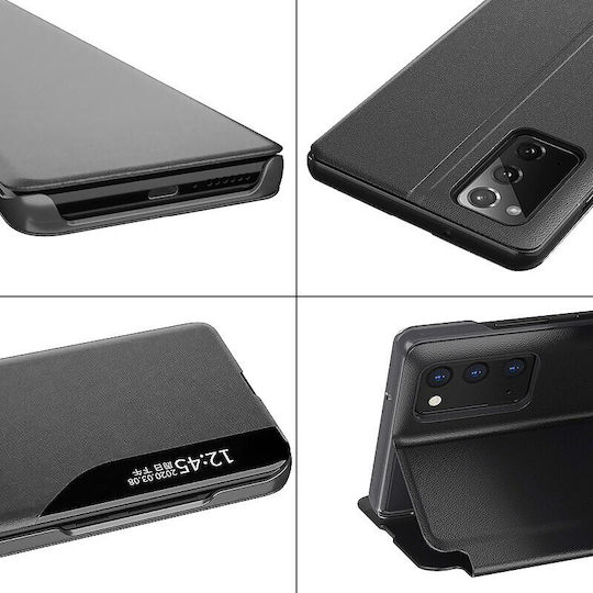 Ancus Smart Flip Buchen Sie Silikon Schwarz (Redmi 10C)
