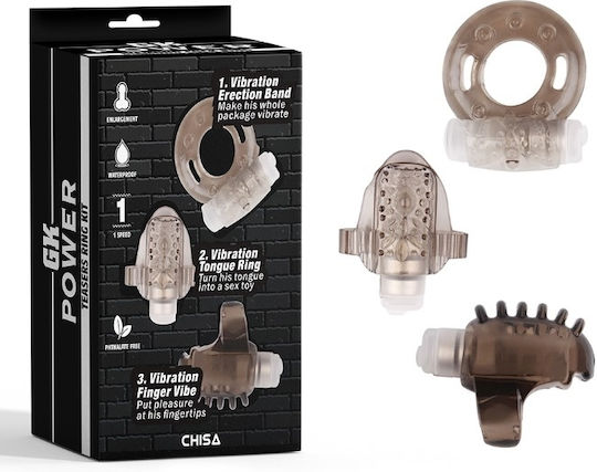 Chisa Novelties GK Power Teasers Ring Kit Grey