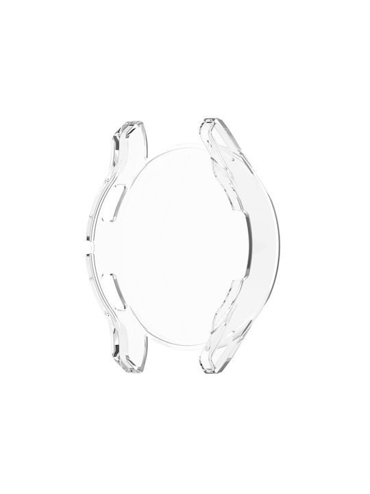 Carcasă de Silicon cu Sticlă în culoarea Transparent pentru Galaxy Watch 4 40mm - Ceas Galaxy Watch 4 de 40mm