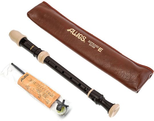 Aulos Soprano Plastic Înregistrător C-Soprano Symphony Baroc Maro