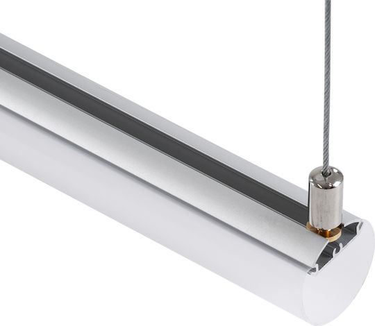 GloboStar Mounting Suspension for Lighting Fixtures made of Aluminum Silver 200pcs 70897