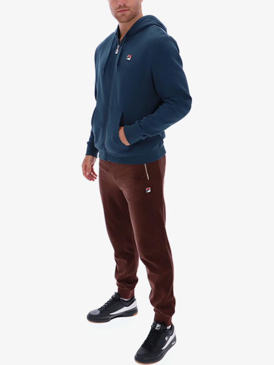 Lucian Ζακέτα με Κουκούλα Dark Teal