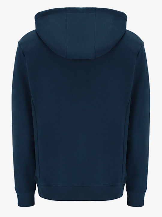 Lucian Ζακέτα με Κουκούλα Dark Teal