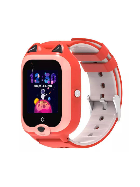 Wonlex Smartwatch pentru copii cu GPS și curea din cauciuc/plastic Portocaliu