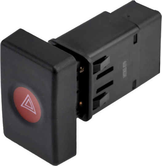 NTY Car Hazard Switch for Dacia Logan 8pin Black