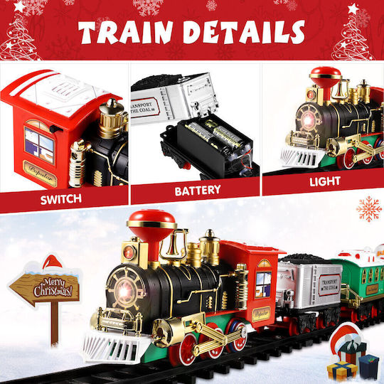 Beleuchtet Weihnachtliche Figur Zug mit Musik Christmas Train