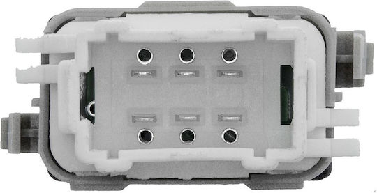 NTY Car Window Switch for Renault Megane II 6pin Black