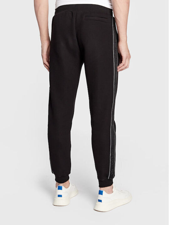 Guess Men's Sweatpants with Rubber Black