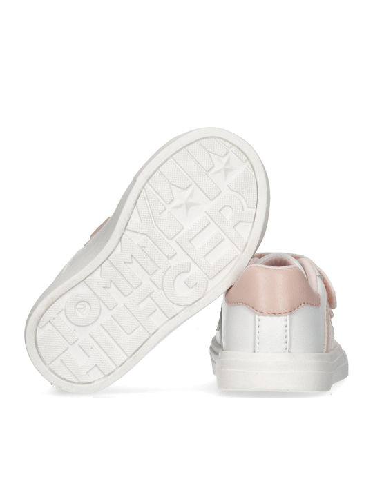 Kids Sneakers with Scratch White