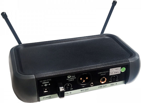 Amplificator Karaoke cu Microfoane Wireless Renton 252MK3 Double 22150-3 Negru