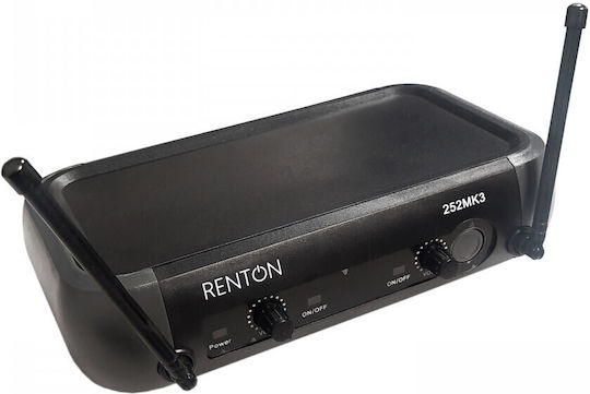 Amplificator Karaoke cu Microfoane Wireless Renton 252MK3 Double 22150-3 Negru