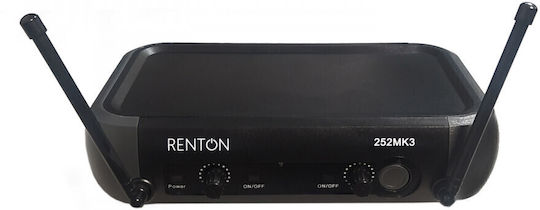 Amplificator Karaoke cu Microfoane Wireless Renton 252MK3 Double 22150-3 Negru