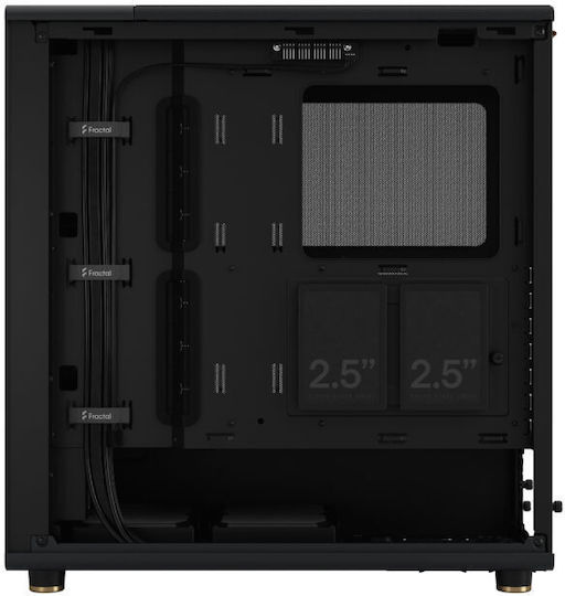 Fractal Design North Gaming Midi Tower Computer Case with Side Window Charcoal Black