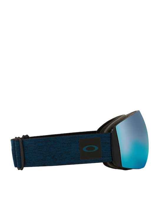 Oakley Flight Deck Ски & Сноуборд Маска Детска Син с Леща Димен в Цвят Син