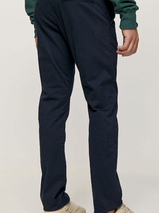 Edward Jeans Men's Trousers Chino Navy Blue