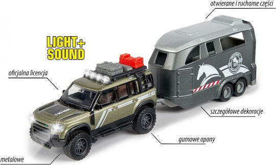 Majorette Grand Land Rover Horse Carrier Αυτοκινητάκι 1:43 για 3+ Ετών