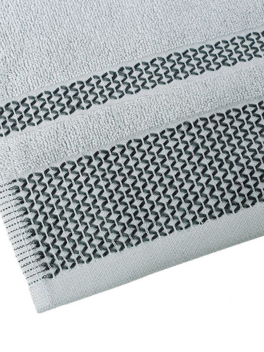 Cryspo Trio Bath Towel Set 3pcs Alvor Grey Weight 550gr/m²