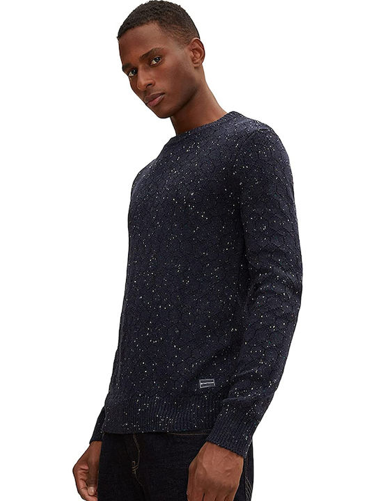 Langarm-Pullover Marineblau