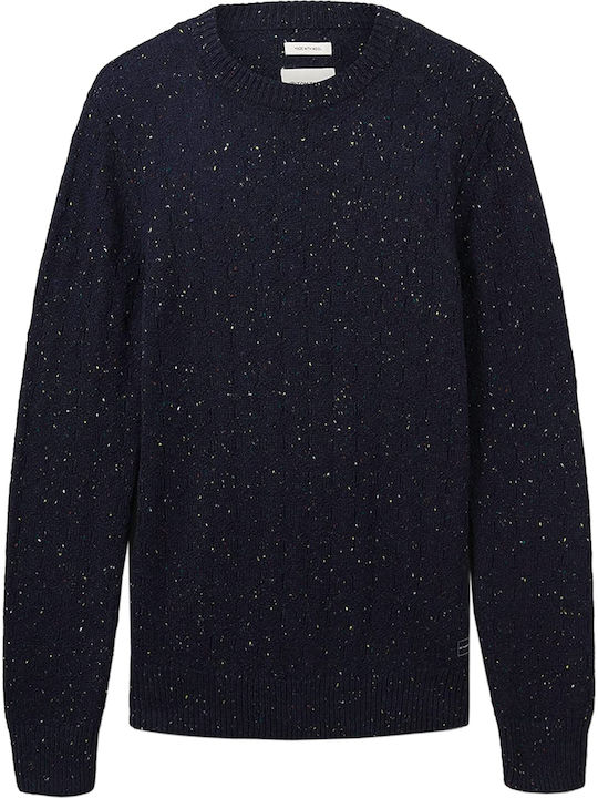 Langarm-Pullover Marineblau