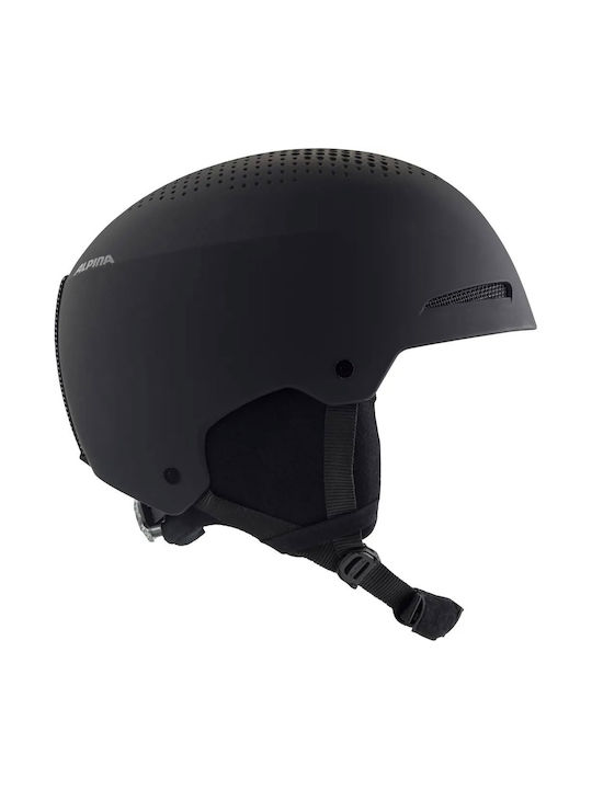 Alpina Arber Hi-EPS Men's Helmet for Ski & Snowboard Black