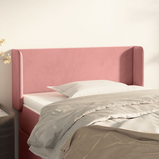 vidaXL vidaXL Stoffes Kopfstütze für Betten Rosa 103x88cm