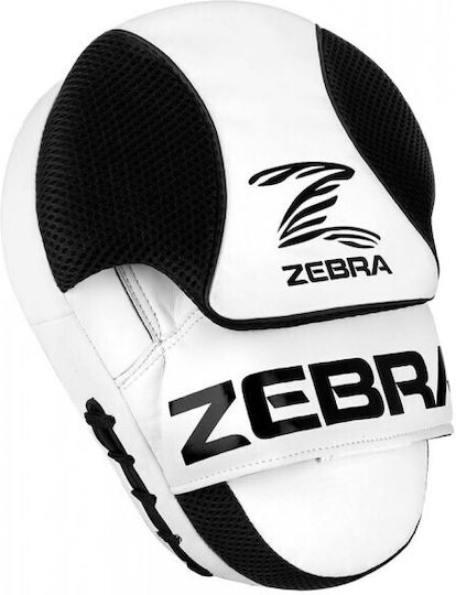 Zebra ZE-FITCM Handziele für Kampfkünste 2 Stück Weiß