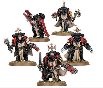 Games Workshop Warhammer Black Templars: Black Templars Sword Brethren Unpainted Figures 99120101357