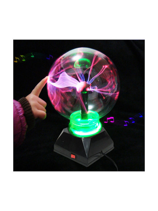 Διακοσμητικό Φωτιστικό LED RGB Plasma Ball 20x29εκ.