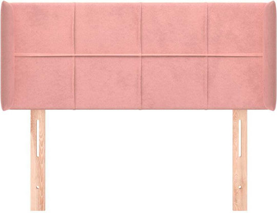 vidaXL Stoff Kopfstütze für Betten Rosa 83x88cm
