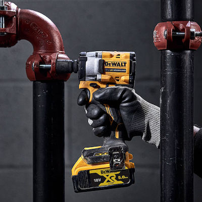 Dewalt Impact Wrench Battery 18V 1x2Ah with Socket 1/2"