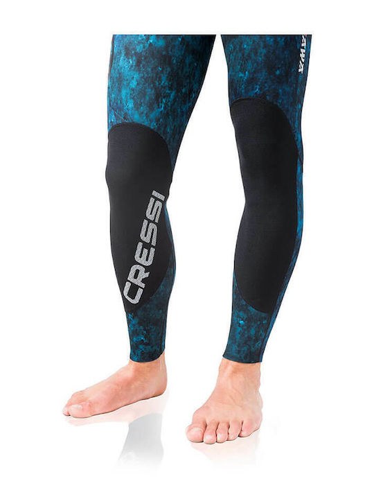 CressiSub Tokugawa Wetsuit Jumpsuit with Chest Pad for Speargun Blue 3mm