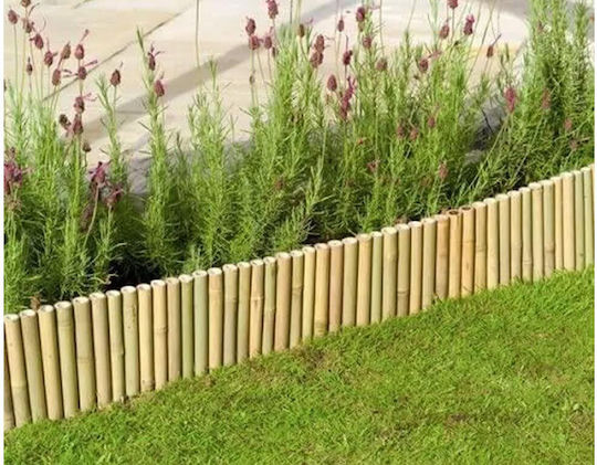 Ξύλινη Μπορντούρα Κήπου σε Μπεζ Χρώμα 15cm x 1m 2τμχ
