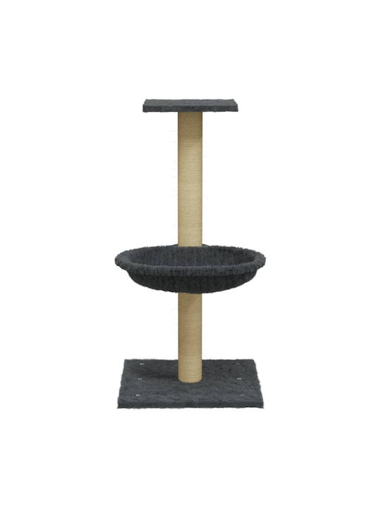 vidaXL Scratching Post Cat Trees Gray 35x35x74cm