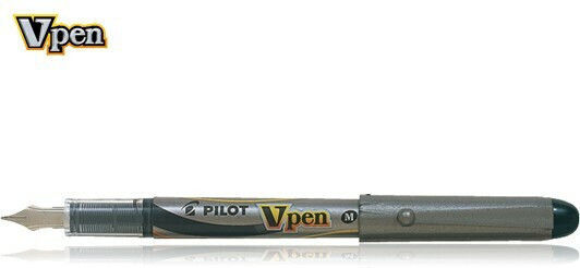 Pilot Fountain Pen Medium 0.5mm Black Plastic With Black Ink