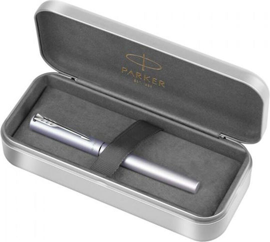 Parker Vector XL Writing Pen Medium Blue made of Brass with Blue Ink